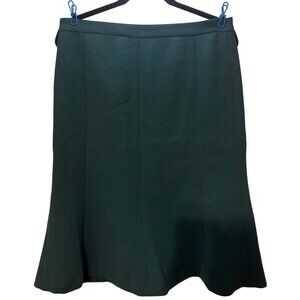 Ann Taylor Green A-Line Skirt – Size 10 – Workwear Classic